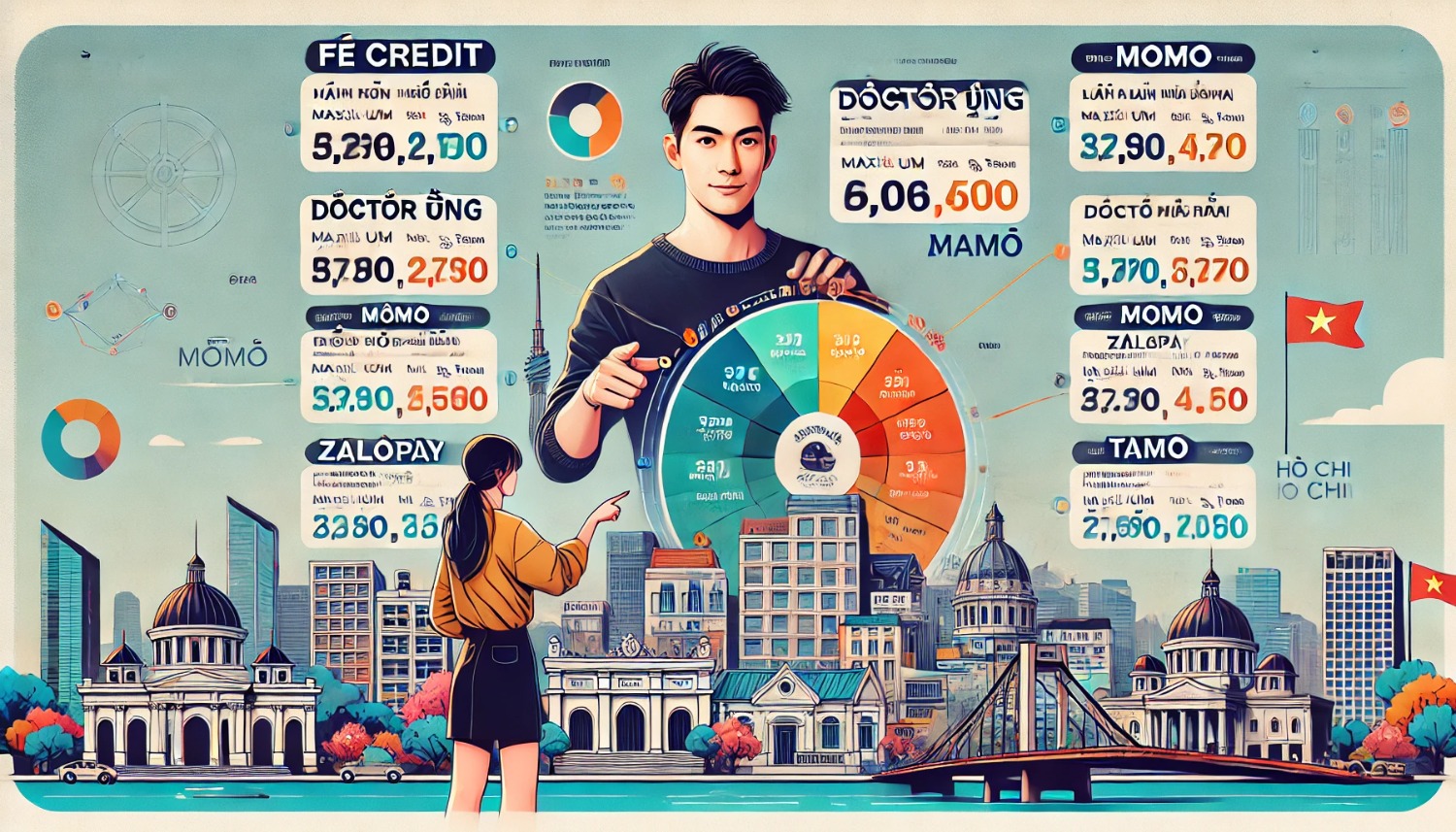 So sánh các ứng dụng vay tiền trả góp