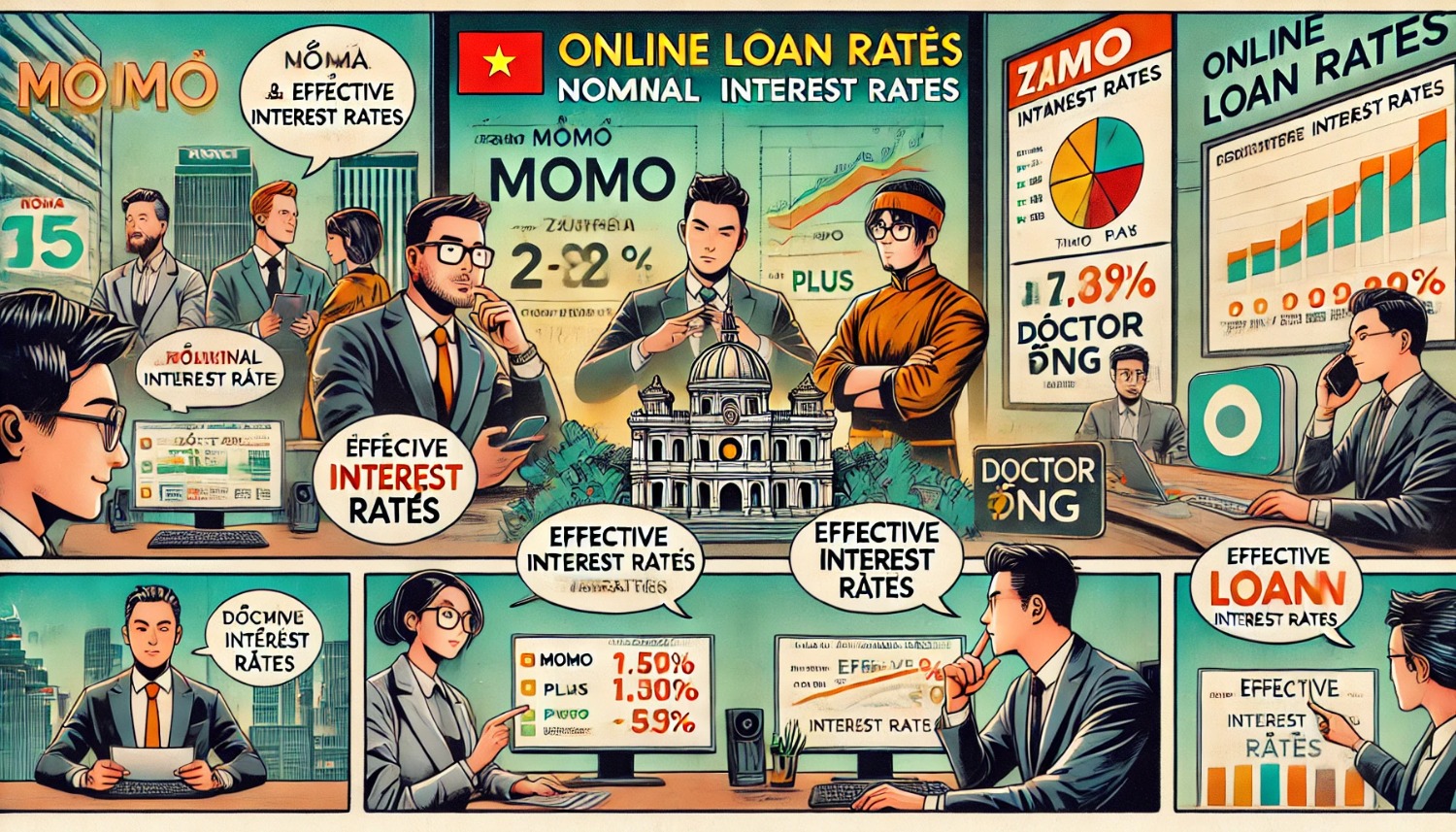 Lãi suất vay tiền online là bao nhiêu?